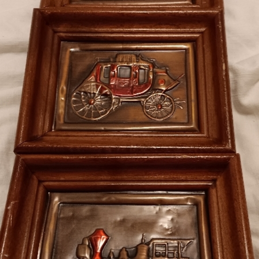 Vintage Brown Carriage Wall Art